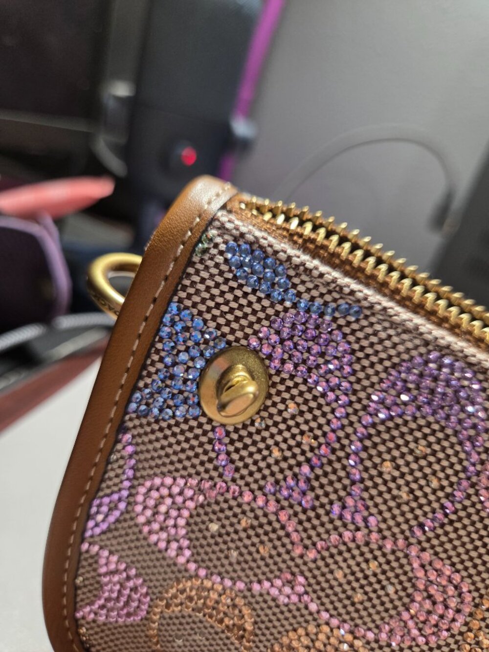 Coach Rainbow Crystal Swinger Bag - Picture 4 of 13